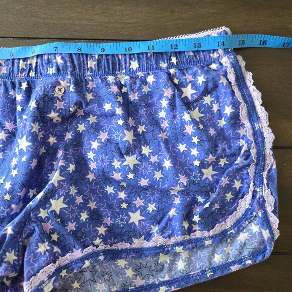 Rare Victoria's Secret Purple Stars Shorts - Picture 8 of 10
